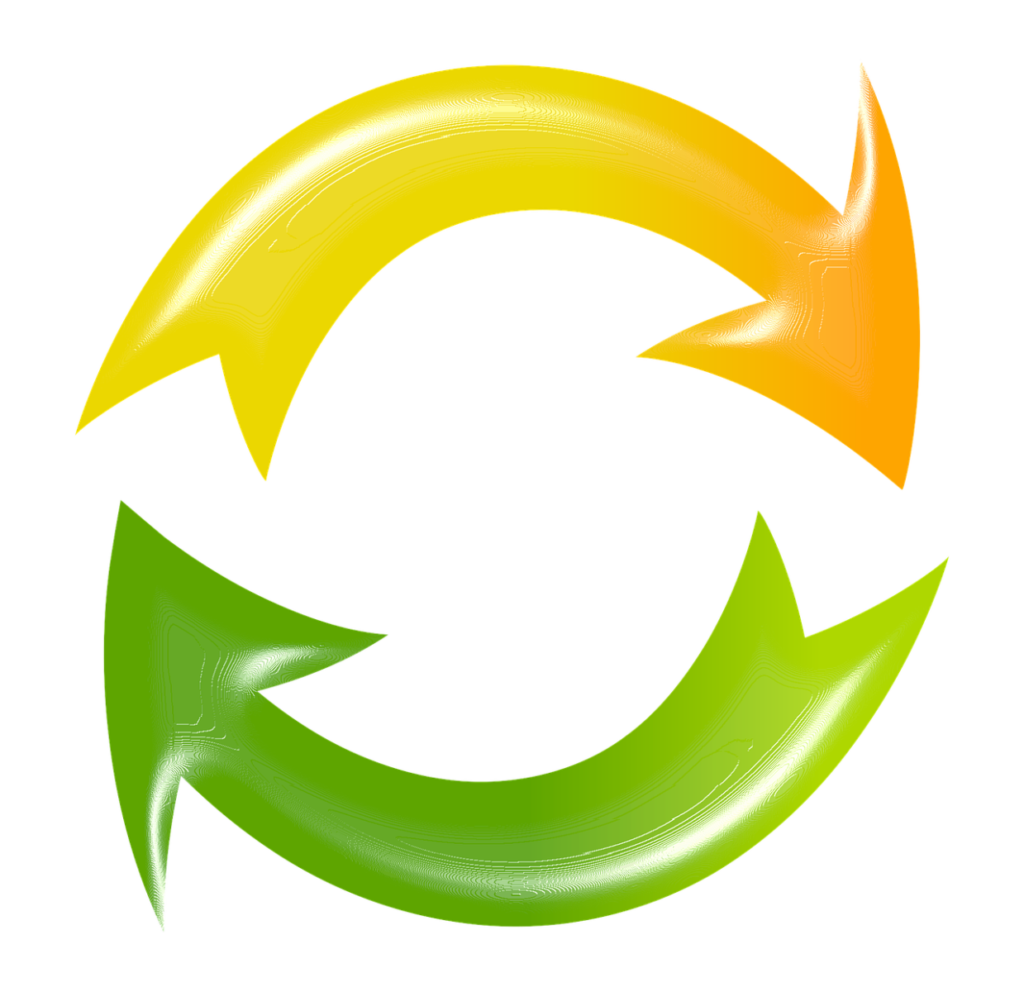 refresh, reload, cycle, arrows, green, yellow, recycling, refresh, cycle, cycle, cycle, cycle, cycle